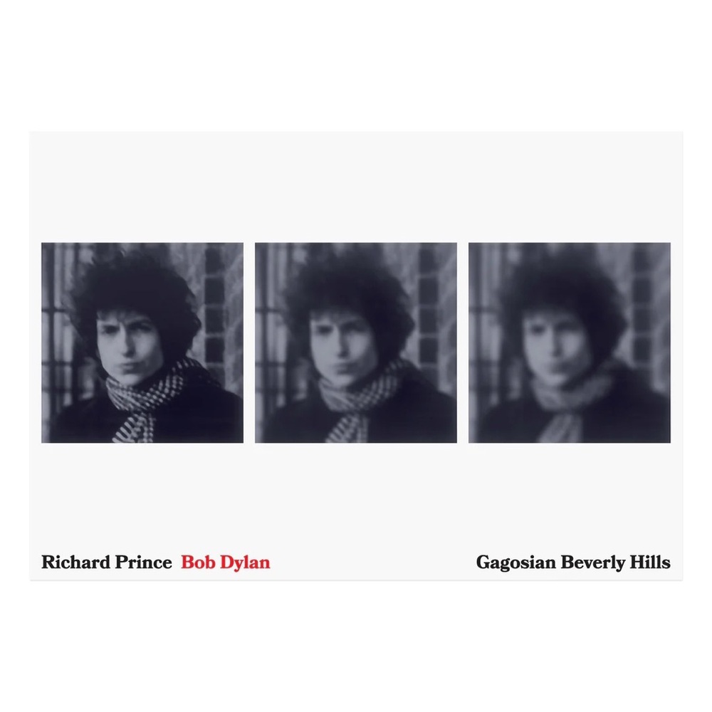 Richard Prince Bob Dylan Art Poster cy twombly Jeff Koons Andy Warhol Kaws moma